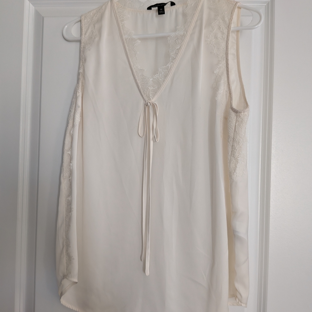 Banana Republic Cream Lace Blouse